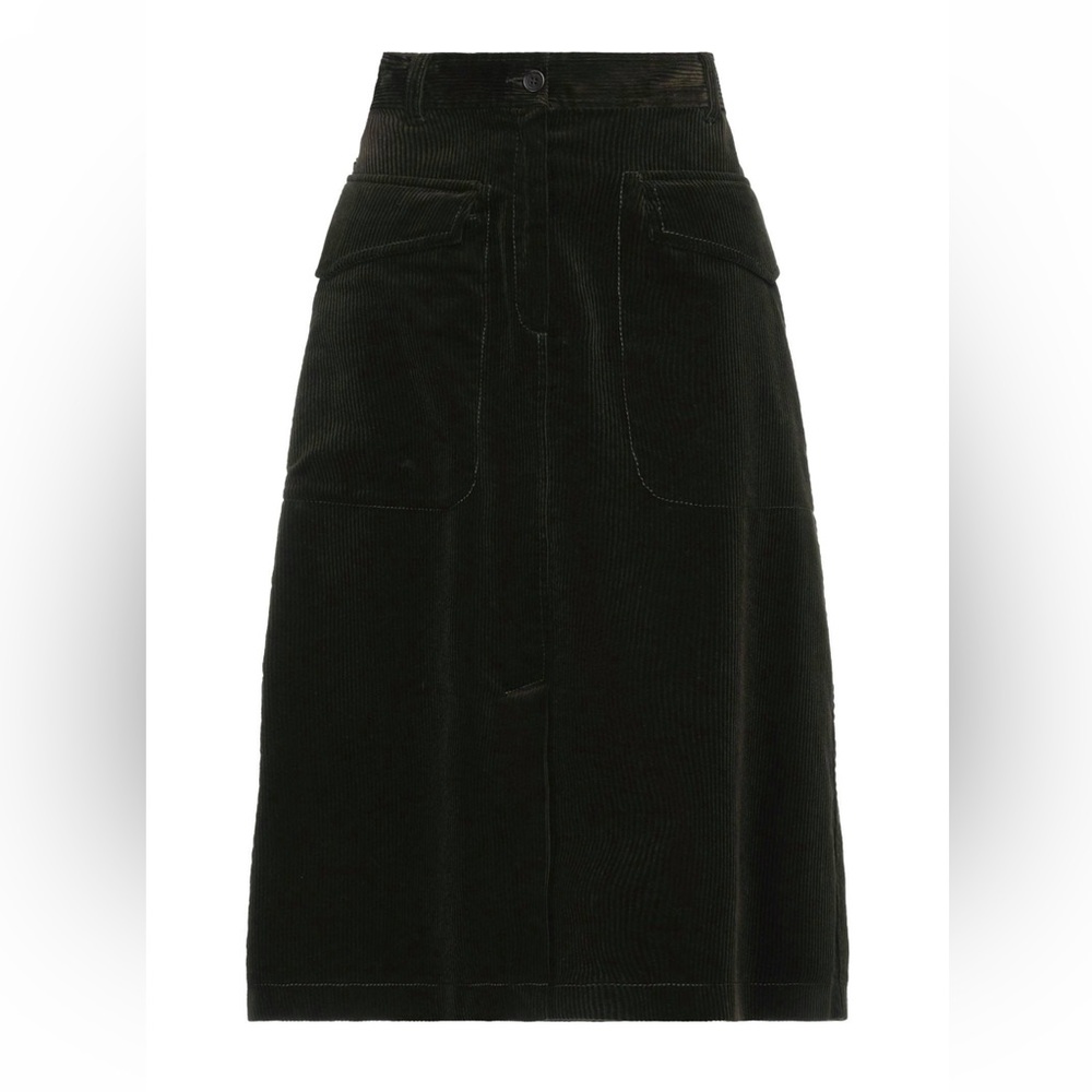 Aspesi - Corduroy knee length skirt